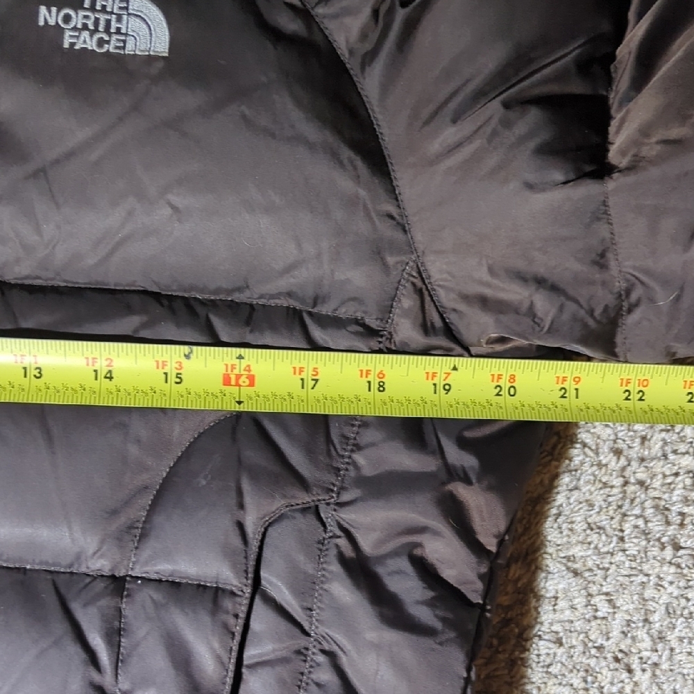 The North Face Dark Brown Jacket with Fur Trim - Picture 15 of 15